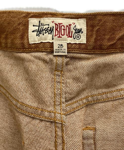 stussy（ステューシー）stussy (ステューシー) BIG OL JEANS DENIM ブラウン サイズ: 71cm (W28)の古着・服飾アイテム