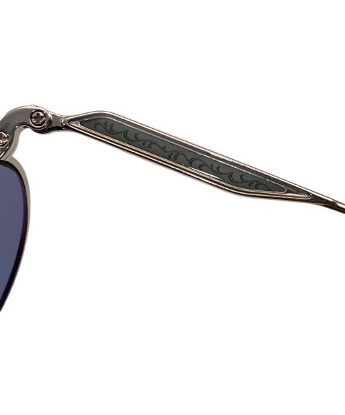 MATSUDA（マツダ）MATSUDA (マツダ) ツーブリッジサングラス ブルー サイズ:53□20-145の古着・服飾アイテム