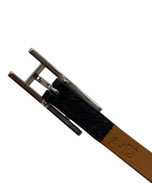 HERMES（エルメス）HERMES (エルメス) アピ3 レザーブレスレット ブラックの古着・服飾アイテム