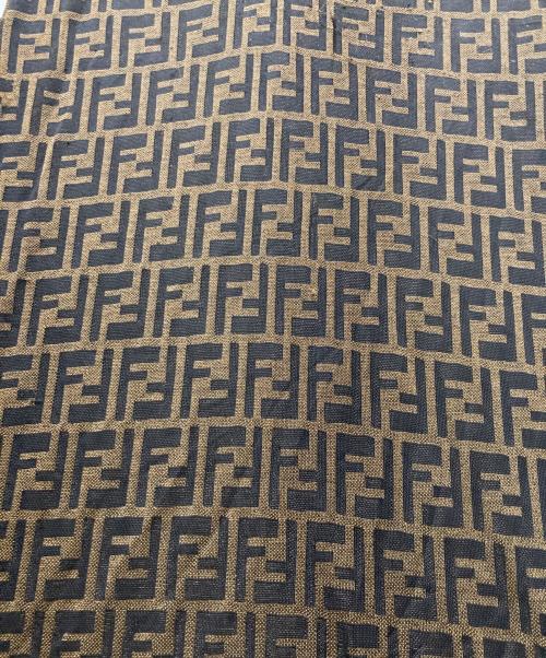 FENDI（フェンディ）FENDI (フェンディ) ズッカ柄ポロシャツワンピース ブラウン×ブラック サイズ:38の古着・服飾アイテム