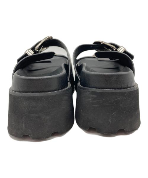 Ameri（アメリ）AMERI (アメリ) MEDI WESTERN BUCKLE SANDALS ブラック サイズ:Mの古着・服飾アイテム