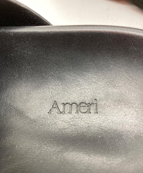 Ameri（アメリ）AMERI (アメリ) MEDI WESTERN BUCKLE SANDALS ブラック サイズ:Mの古着・服飾アイテム