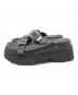 AMERI (アメリ) MEDI WESTERN BUCKLE SANDALS ブラック サイズ:M：6000円
