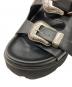 中古・古着 AMERI (アメリ) MEDI WESTERN BUCKLE SANDALS ブラック サイズ:M：6000円