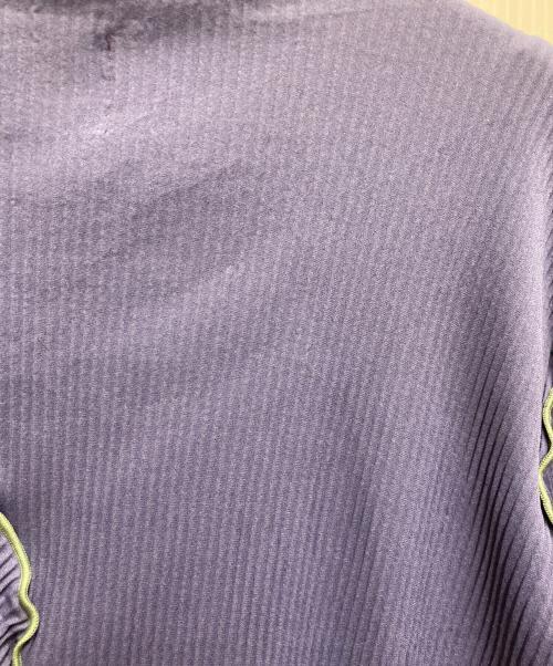 todo kotohayokozawa（トゥードゥー コトハヨコザワ）TODO KOTOHAYOKOZAWA (トゥードゥー コトハヨコザワ) プリーツカットソー パープル サイズ:Ｆの古着・服飾アイテム