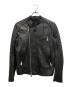 DSQUARED2（ディースクエアード）の古着「バイカーレザージャケット」｜ブラック