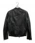 DSQUARED2 (ディースクエアード) バイカーレザージャケット ブラック サイズ:46：32000円