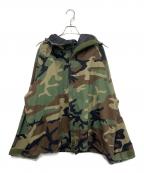 US ARMYユーエスアーミー）の古着「ミリタリーフーデッドジャケット」｜カーキ