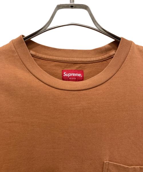 SUPREME（シュプリーム）SUPREME (シュプリーム) キャットL/SポケットTee オレンジ サイズ:Lの古着・服飾アイテム