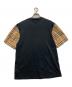 BURBERRY (バーバリー) 切替ノバチェックTシャツ ブラック サイズ:S：16000円