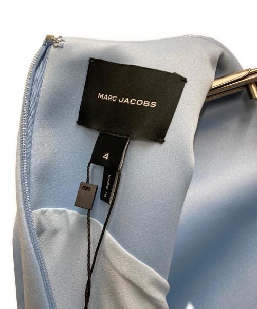 MARC JACOBS（マークジェイコブス）MARC JACOBS (マークジェイコブス) シームド アップ サテン ドレス スカイブルー サイズ:4の古着・服飾アイテム