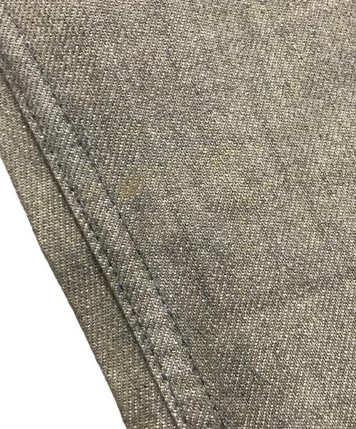 PRADA（プラダ）PRADA (プラダ) ペイント加工デニムパンツ カーキ サイズ:83.5cm (W33)の古着・服飾アイテム