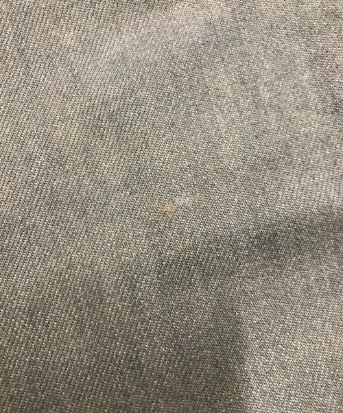 PRADA（プラダ）PRADA (プラダ) ペイント加工デニムパンツ カーキ サイズ:83.5cm (W33)の古着・服飾アイテム