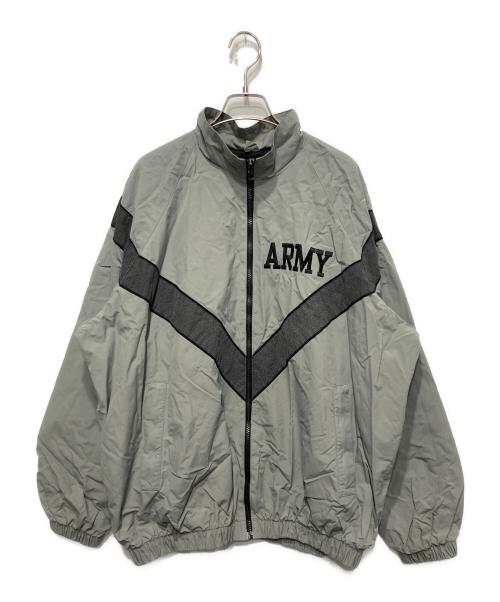 US ARMY（ユーエスアーミー）US ARMY (ユーエスアーミー) トレーニングジャケット グレー サイズ:Ｍの古着・服飾アイテム