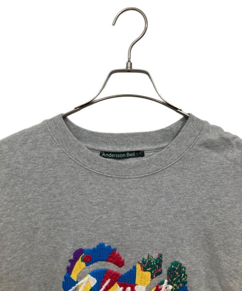 ANDERSSON BELL（アンダーソンベル）ANDERSSON BELL (アンダーソンベル) 刺繍スウェット グレー サイズ:xlの古着・服飾アイテム
