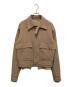 sulvam（サルバム）の古着「ウールショートブルゾン」｜ベージュ