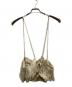 ERiKOKATORi (エリコカトリ) fringe silk camisole ベージュ サイズ:FREE：10000円