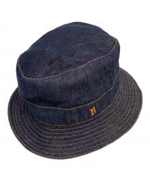 HERMES（エルメス）の古着「リネンインディゴバケットハット」｜インディゴ