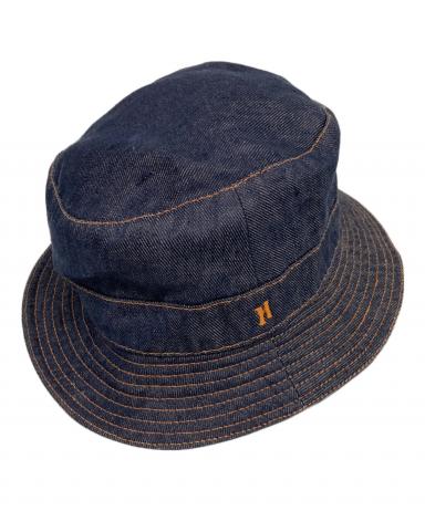 中古・古着通販】HERMES (エルメス) リネンインディゴバケットハット