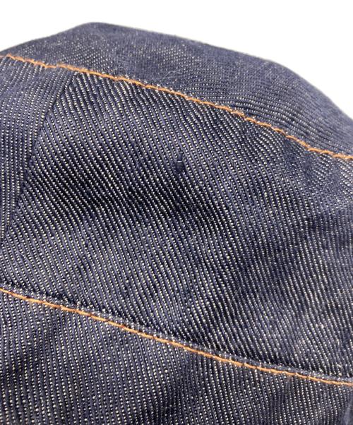HERMES（エルメス）HERMES (エルメス) リネンインディゴバケットハット インディゴ サイズ:57の古着・服飾アイテム
