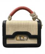 MARC JACOBSマークジェイコブス）の古着「THE J LINK ショルダーバッグ」｜ベージュ×ブラック