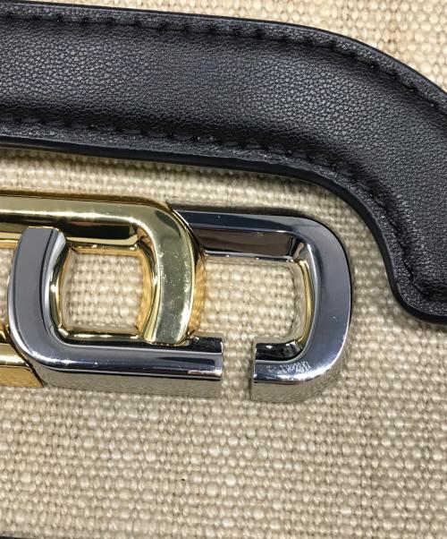 MARC JACOBS（マークジェイコブス）MARC JACOBS (マークジェイコブズ) THE J LINK ショルダーバッグ ベージュ×ブラックの古着・服飾アイテム