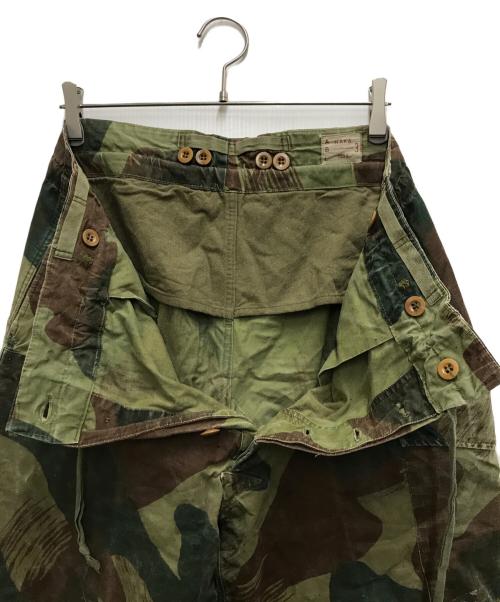 Belgium Army（ベルギーアーミー）Belgium Army (ベルギーアーミー) 50's ブラッシュストロークカモパンツ カーキ サイズ:3の古着・服飾アイテム