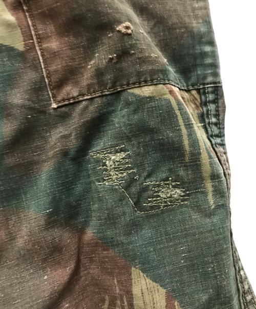 Belgium Army（ベルギーアーミー）Belgium Army (ベルギーアーミー) 50's ブラッシュストロークカモパンツ カーキ サイズ:3の古着・服飾アイテム