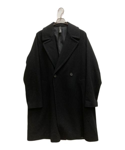 HEVO（イーヴォ）Hevo (イーヴォ) BRINDISI メルトンタイロッケンコート ブラック サイズ:48の古着・服飾アイテム