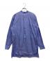 COMOLI（コモリ）の古着「バンドカラーシャツ」｜ブルー