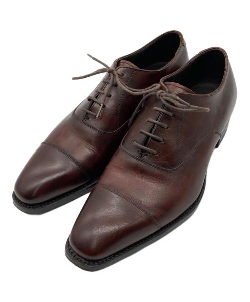 三陽山長（サンヨウヤマチョウ）三陽山長 (サンヨウヤマチョウ) ストレートチップシューズ ブラウン サイズ:6の古着・服飾アイテム