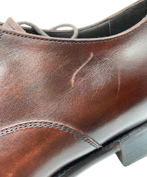 三陽山長（サンヨウヤマチョウ）三陽山長 (サンヨウヤマチョウ) ストレートチップシューズ ブラウン サイズ:6の古着・服飾アイテム