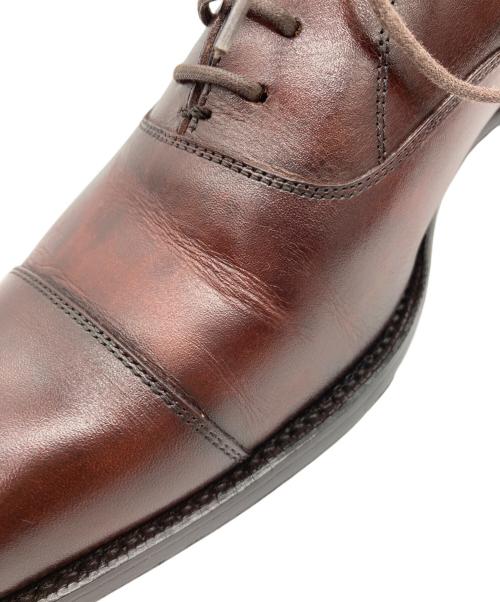 三陽山長（サンヨウヤマチョウ）三陽山長 (サンヨウヤマチョウ) ストレートチップシューズ ブラウン サイズ:6の古着・服飾アイテム