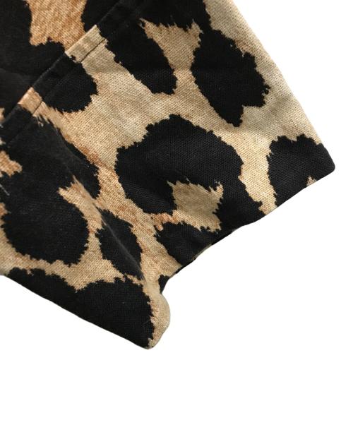 GANNI（ガニー）Ganni (ガニー) レオパードコート ベージュ×ブラック サイズ:FREEの古着・服飾アイテム