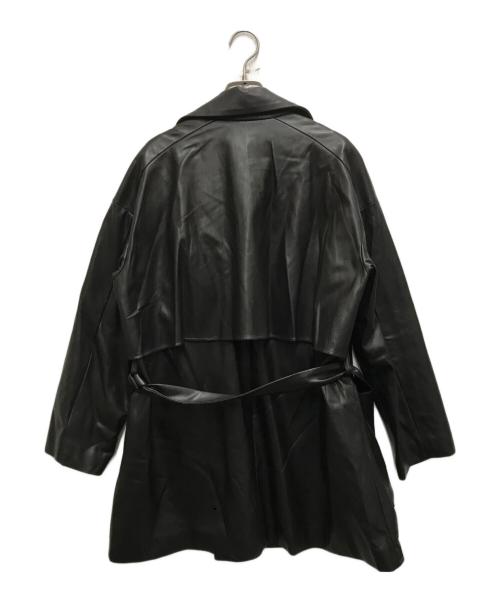 COLUMN（コラム）COLUMN (コラム) エコレザーコート ブラウン サイズ:38の古着・服飾アイテム