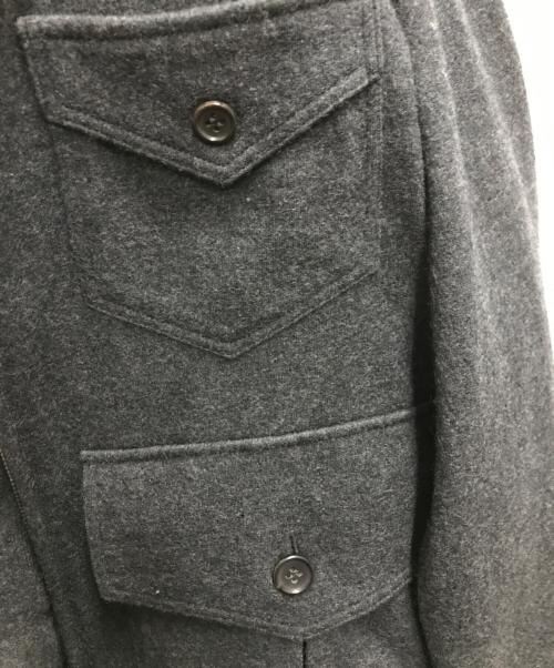 Y-3（ワイスリー）Y-3 (ワイスリー) ウールダブルジップスイングトップ グレー サイズ:Lの古着・服飾アイテム