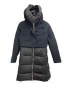 DUNOデュノ）の古着「ウールスイッチダウンコート」｜ネイビー