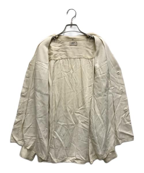 ARROW（アロー）ARROW (アロー) 50's レーヨンギャバ開襟シャツ ベージュ サイズ:16 1/2の古着・服飾アイテム