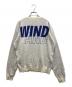 WIND AND SEA (ウィンダンシー) シルクコットンニット ホワイト×ブルー サイズ:M：9000円