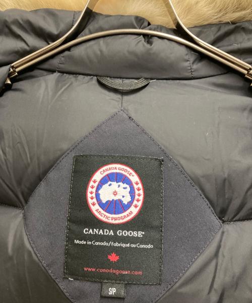 CANADA GOOSE（カナダグース）CANADA GOOSE (カナダグース) BRONTE PARKA ネイビー サイズ:Sの古着・服飾アイテム
