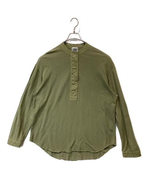 THE SHINZONE（ザ シンゾーン）THE SHINZONE (ザ シンゾーン) ヘンリーネックカットソー グリーン サイズ:Lの古着・服飾アイテム