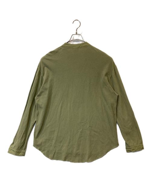 THE SHINZONE（ザ シンゾーン）THE SHINZONE (ザ シンゾーン) ヘンリーネックカットソー グリーン サイズ:Lの古着・服飾アイテム