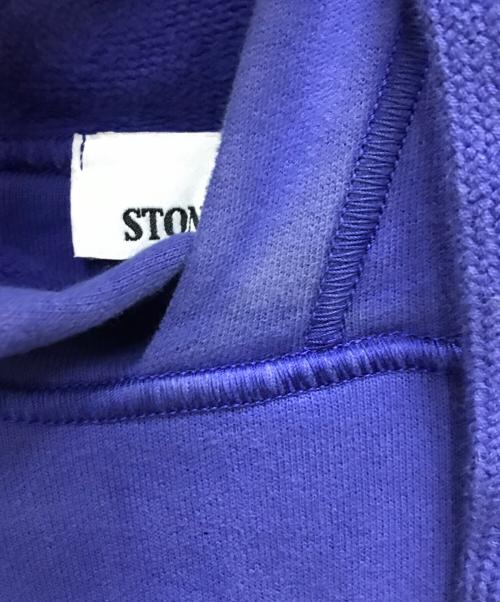 STONE ISLAND（ストーンアイランド）STONE ISLAND (ストーンアイランド) ロゴパッチプルオーバーフーディ ブルー サイズ:Lの古着・服飾アイテム