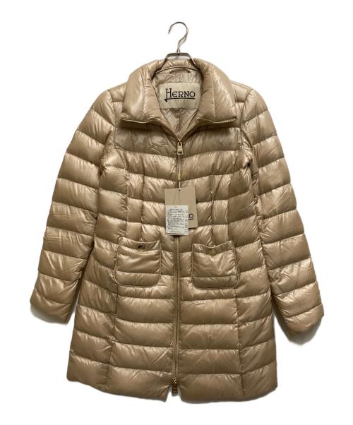 HERNO（ヘルノ）HERNO (ヘルノ) ダウンコート ベージュ サイズ:44の古着・服飾アイテム