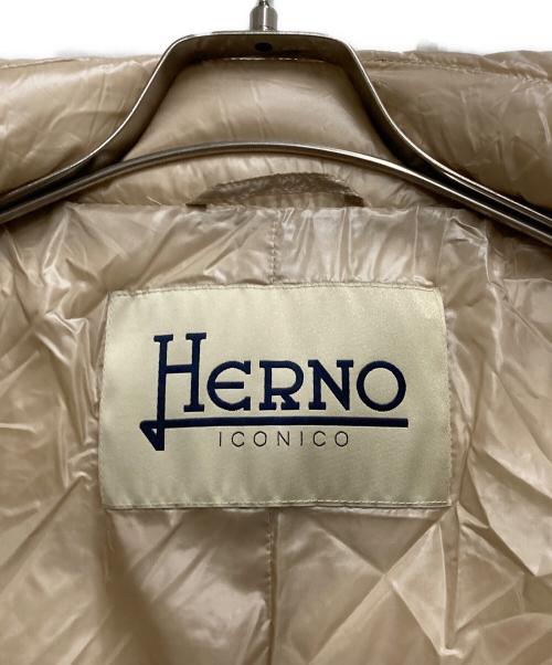 HERNO（ヘルノ）HERNO (ヘルノ) ダウンコート ベージュ サイズ:44の古着・服飾アイテム
