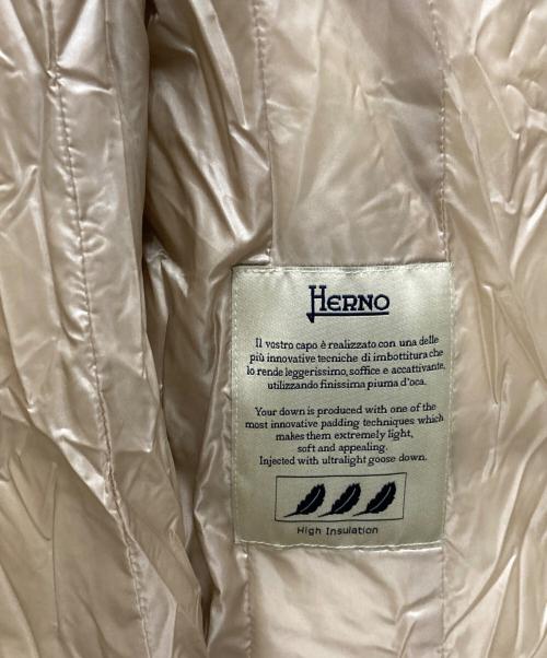 HERNO（ヘルノ）HERNO (ヘルノ) ダウンコート ベージュ サイズ:44の古着・服飾アイテム