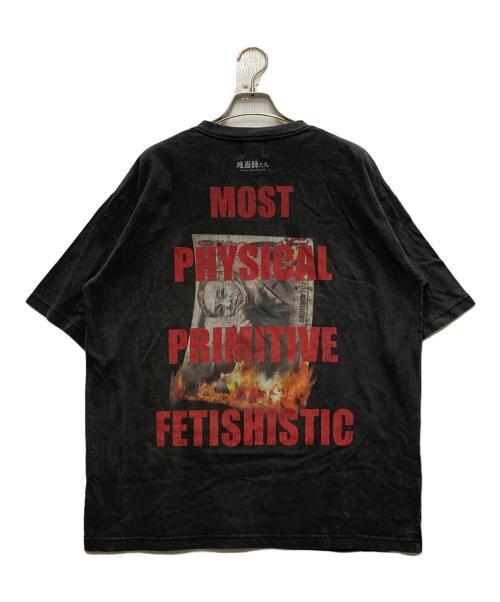 NETFLIX（ネットフリックス）NETFLIX (ネットフリックス) JUN RED (ジュン レッド) 地面師たち ハリソン山中 Tシャツ グレー サイズ:M 未使用品の古着・服飾アイテム