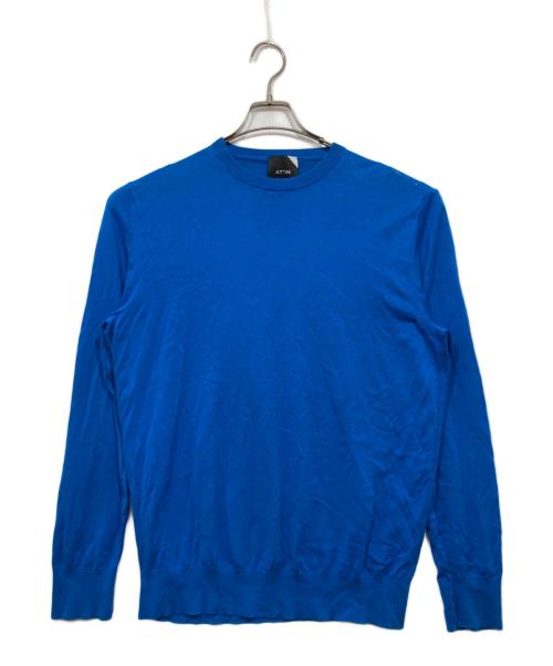 ATON（エイトン）ATON (エイトン) ニット ブルー サイズ:６の古着・服飾アイテム