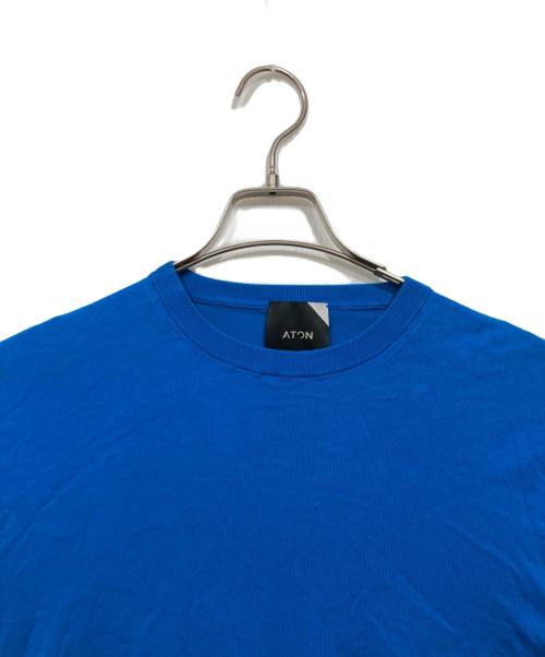 ATON（エイトン）ATON (エイトン) ニット ブルー サイズ:６の古着・服飾アイテム