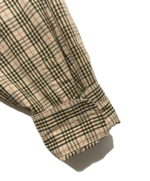 Timberland（ティンバーランド）Timberland (ティンバーランド) 90sチェックシャツ ベージュ サイズ:Ｍの古着・服飾アイテム